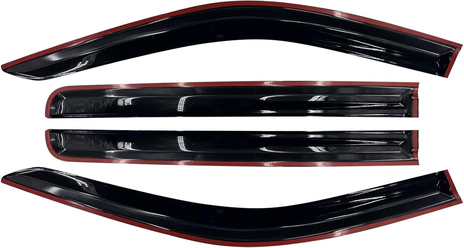 Tape-On Side Window Visor 2019-2024 Chevy Silverado 1500/2500HD/3500HD