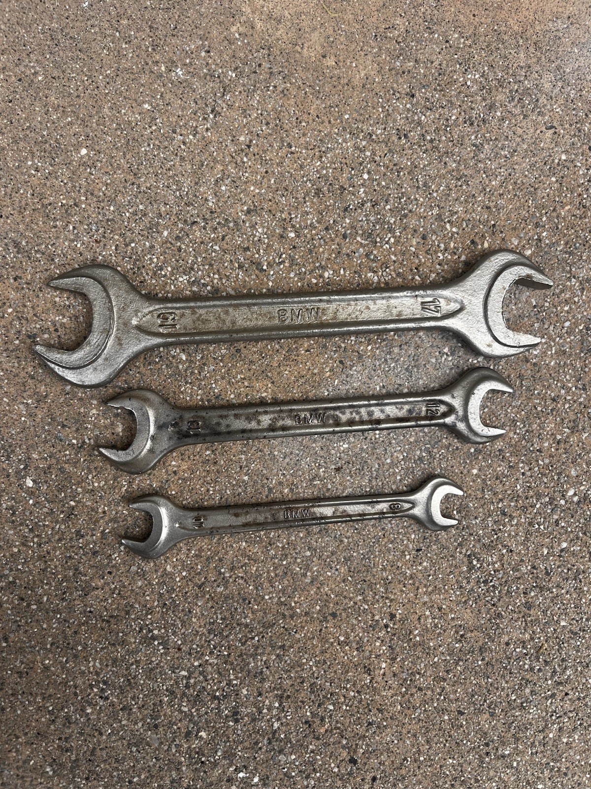 BMW Heyco open end factory wench set. made in West Germany 8-10,12-13,17-19mm