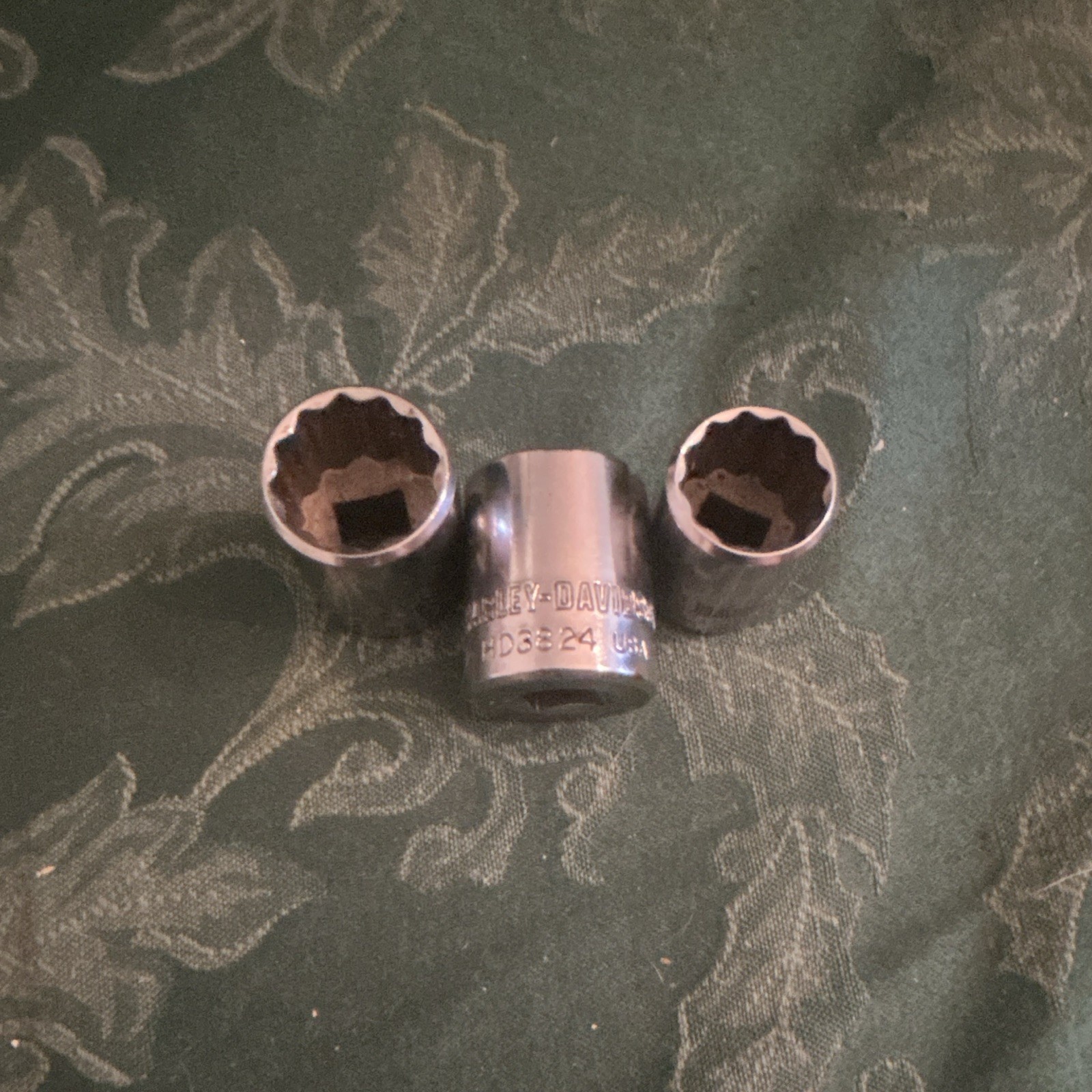 Lot Of 3 Harley Davidson Sockets Made In USA 3/4, 5/8, 11/16