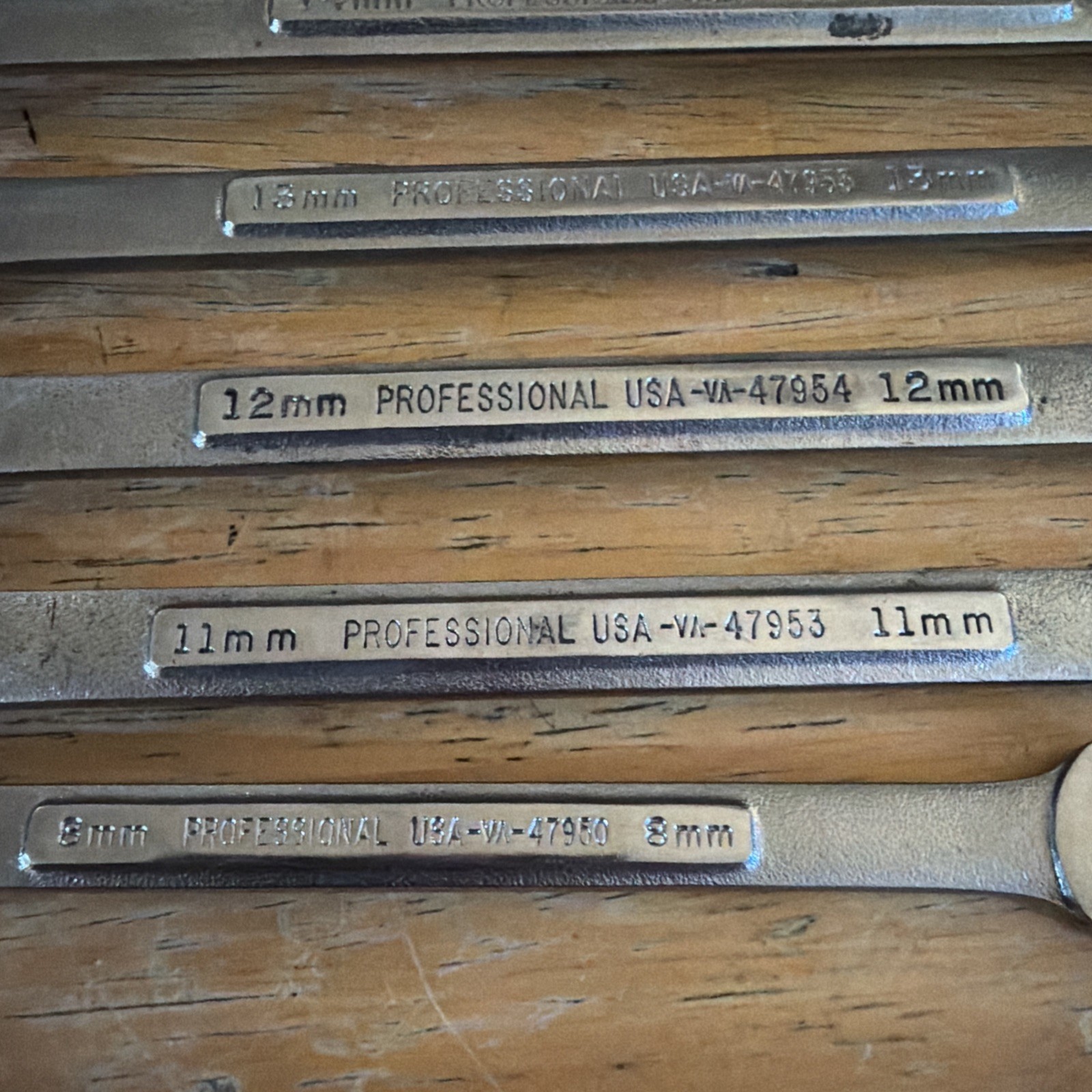 7 Craftsman Professional VA Speed Wrenches 8/11/12/13/14/15/16 MM USA Used Lot