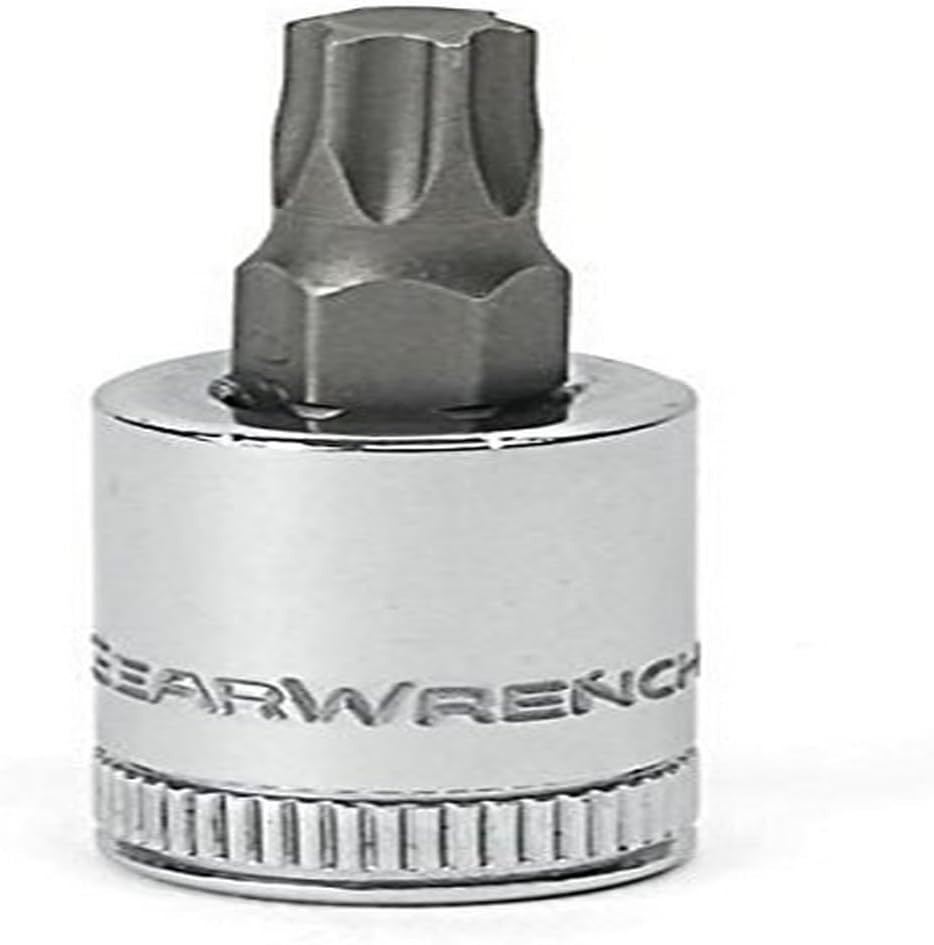 3/8″ Drive Torx Bit Socket T40 – Durable Alloy Steel, Polished Finish, 2 Pieces