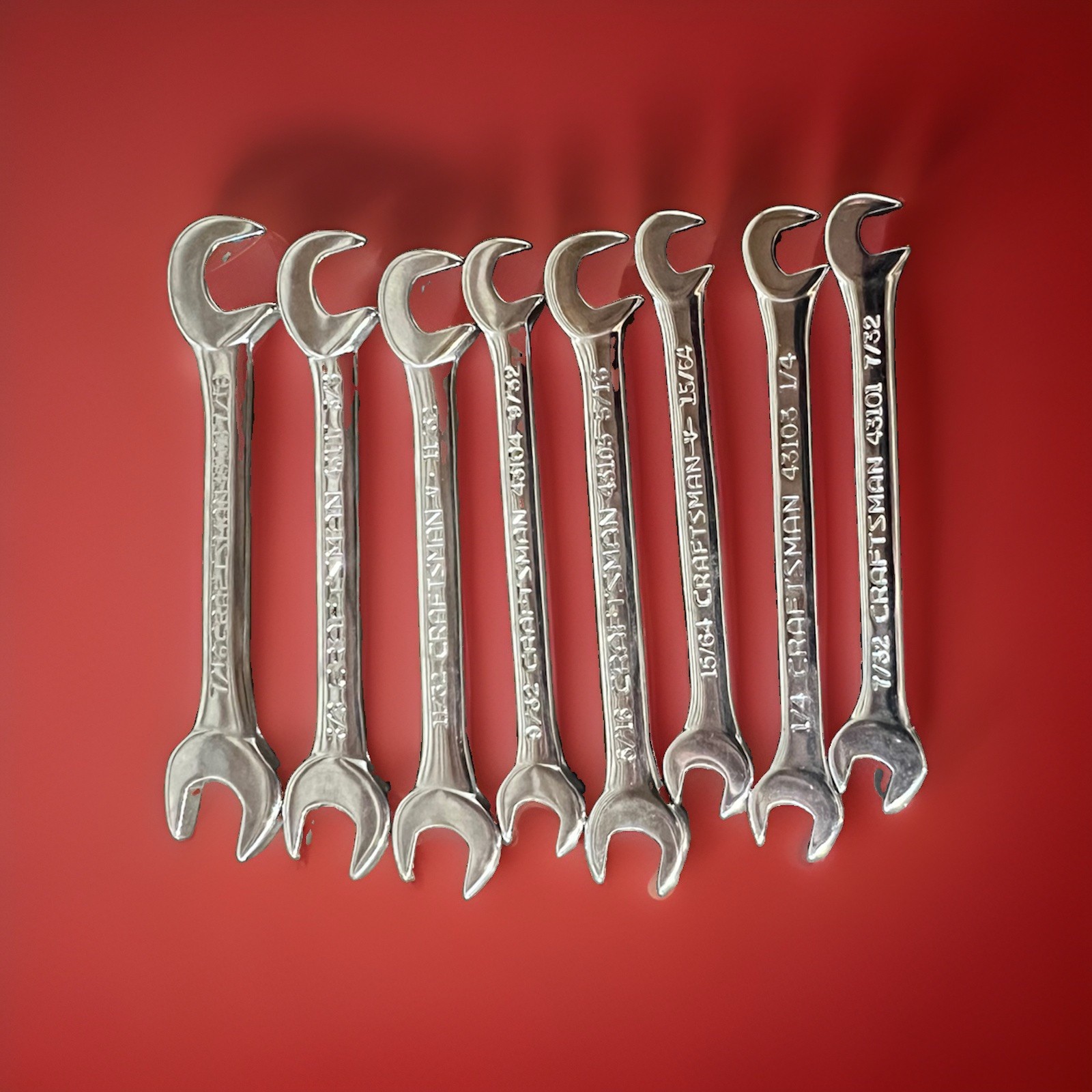 Craftsman Open End Ignition Wrench Set 8 Piece