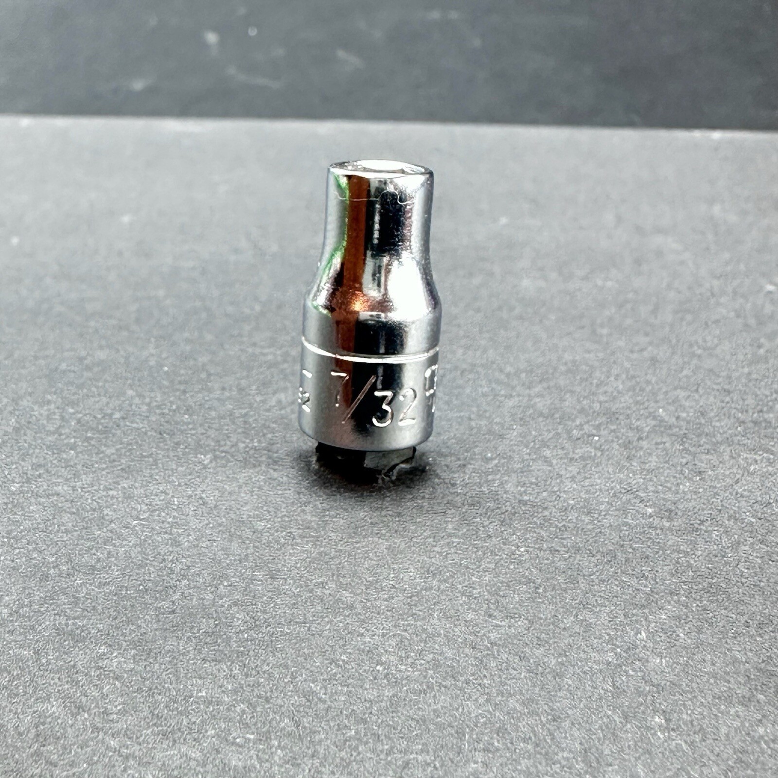 Craftsman USA 7/32 SAE 1/4 Drive 6 Point Shallow Socket CMMT43492