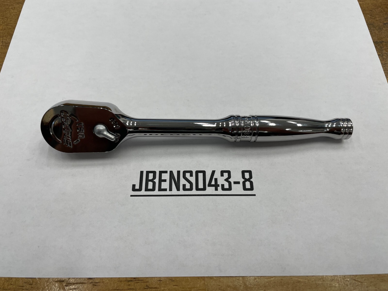 Snap-on Tools USA NEW 3/8″ Drive Chrome Standard Fixed Head Ratchet F80