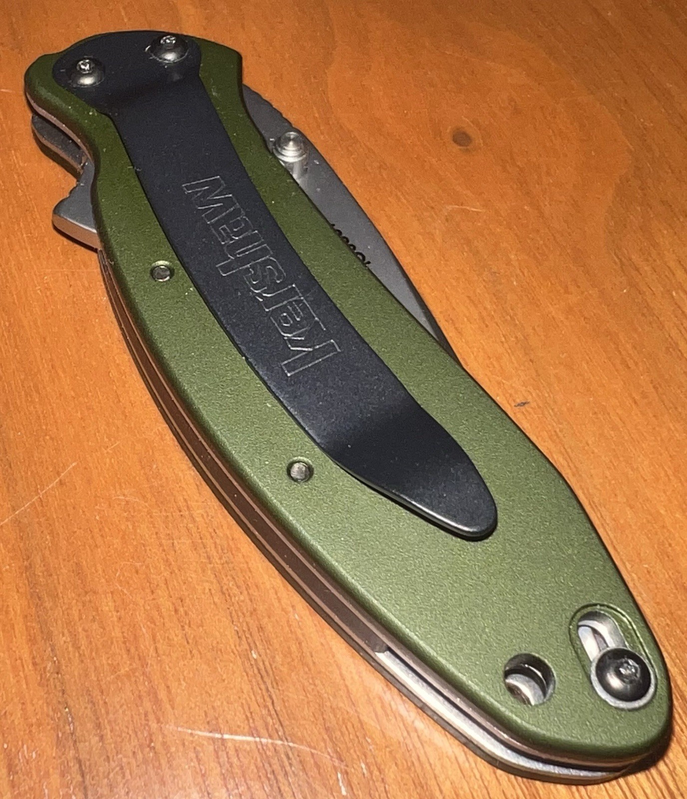 NEW! Kershaw Scallion Olive Drab 2.4” Pocket Knife (1620OL) – Ken Onion Design