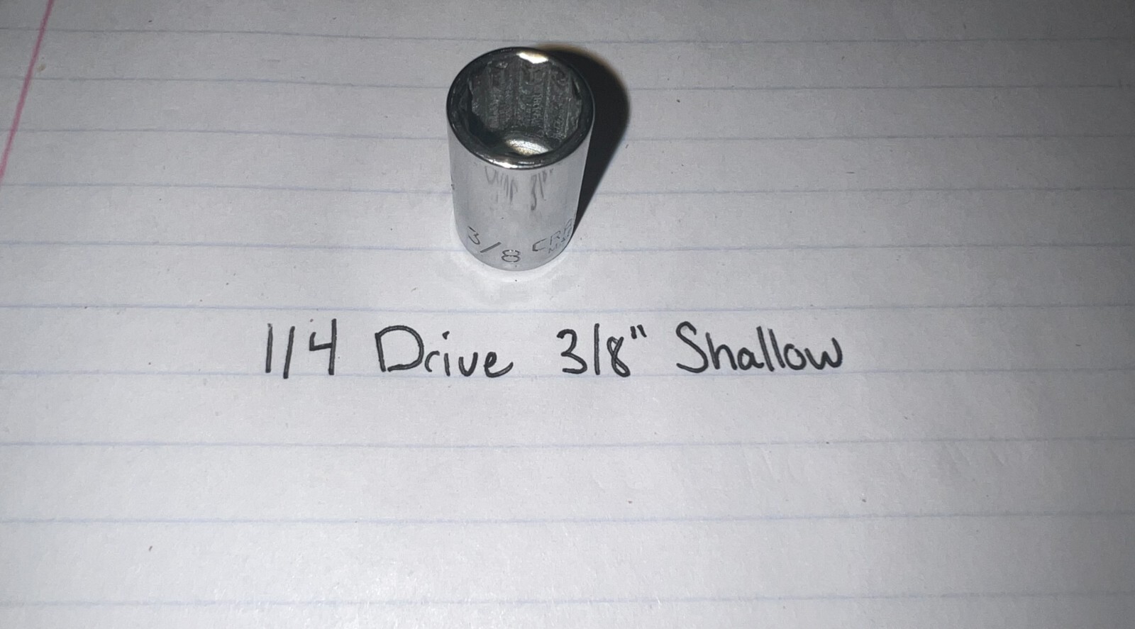 Craftsman USA 1/4″ Dr – SAE and Metric Shallow Socket 6 and 12 Point Pick Sizes!