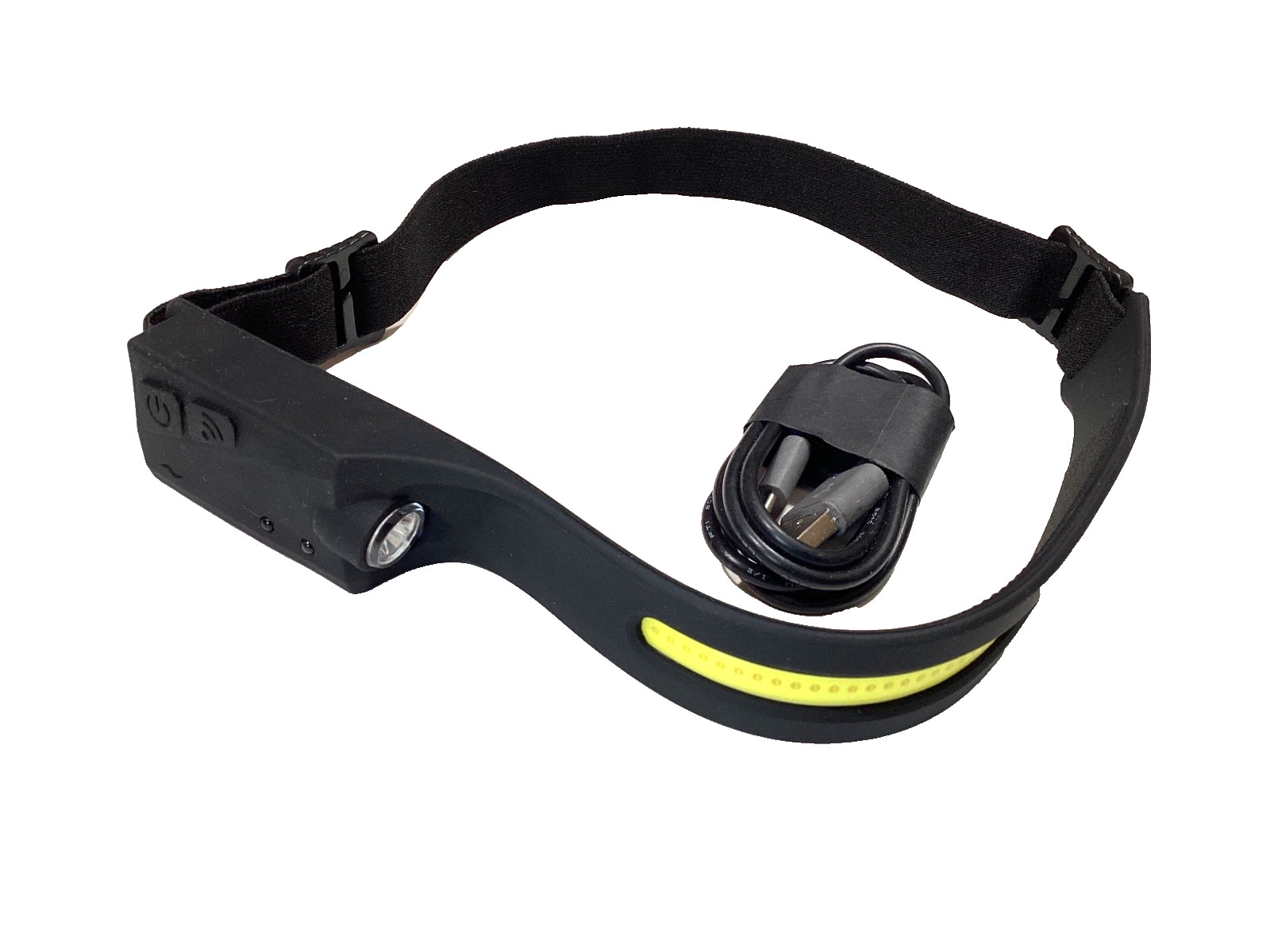 Dual Light NEW 500 Lumens LED Headlamp Hands Free Motion Sensor Strip Spotlight