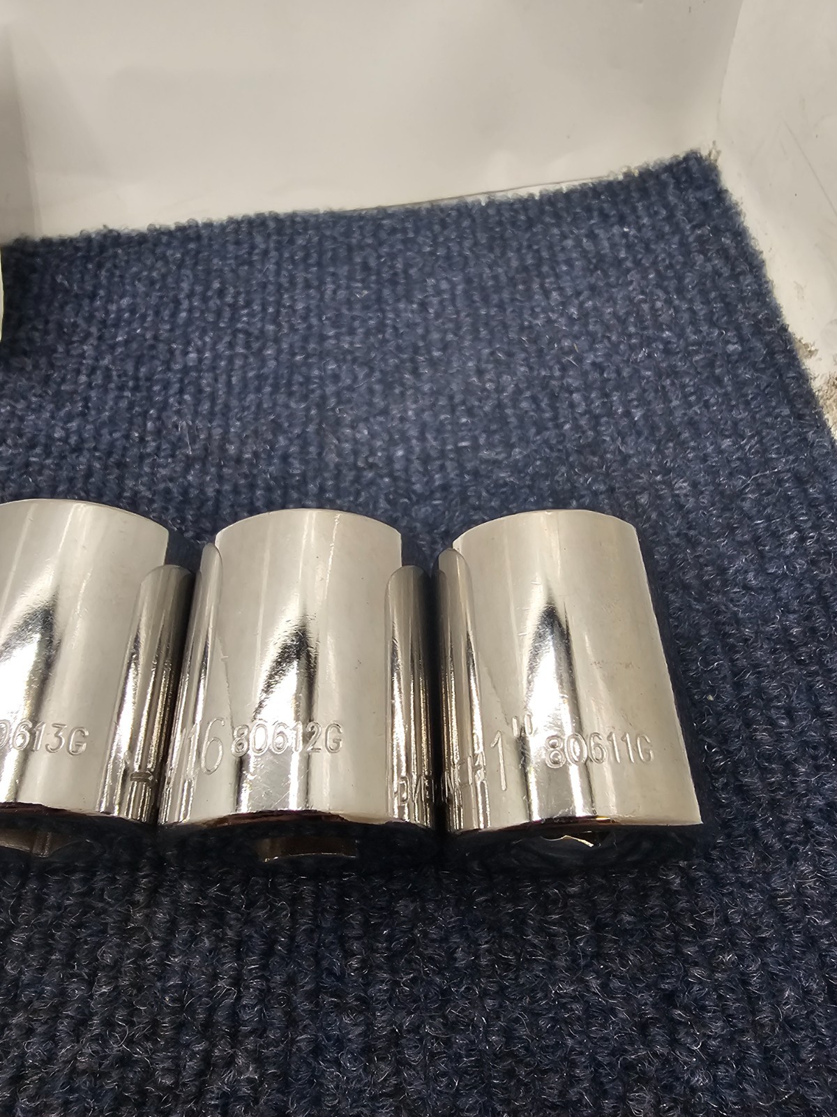 (6-PIECE) GearWrench 1/2 Drive, 12-Point Standard SAE Sockets Sizes 1″ to 1-1/2″