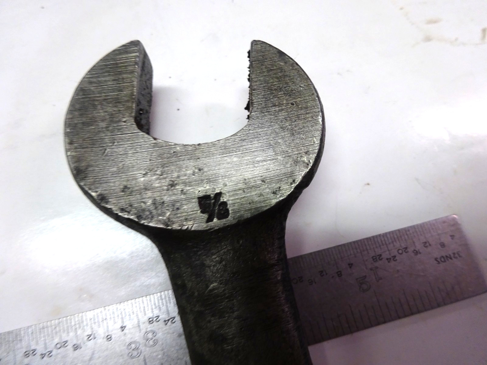 USA MADE WILLIAMS #73A 3/4, 7/8 HEAVY DUTY 7/16 THICK, 7-1/2″ LONG WRENCH