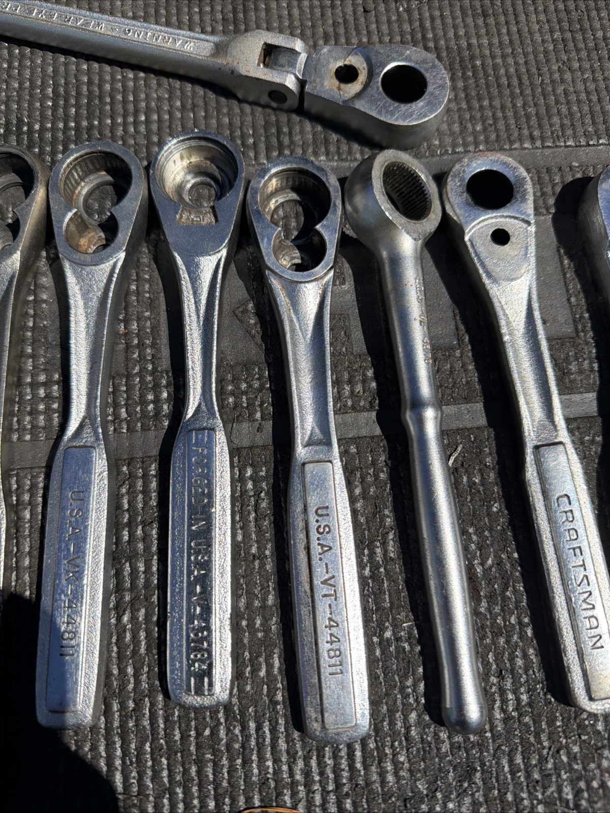 (14) Sears Craftsman Ratchet Bodies ONLY NO GUTS 1/2” Drive 3/8” & 1/4” Plus Flx