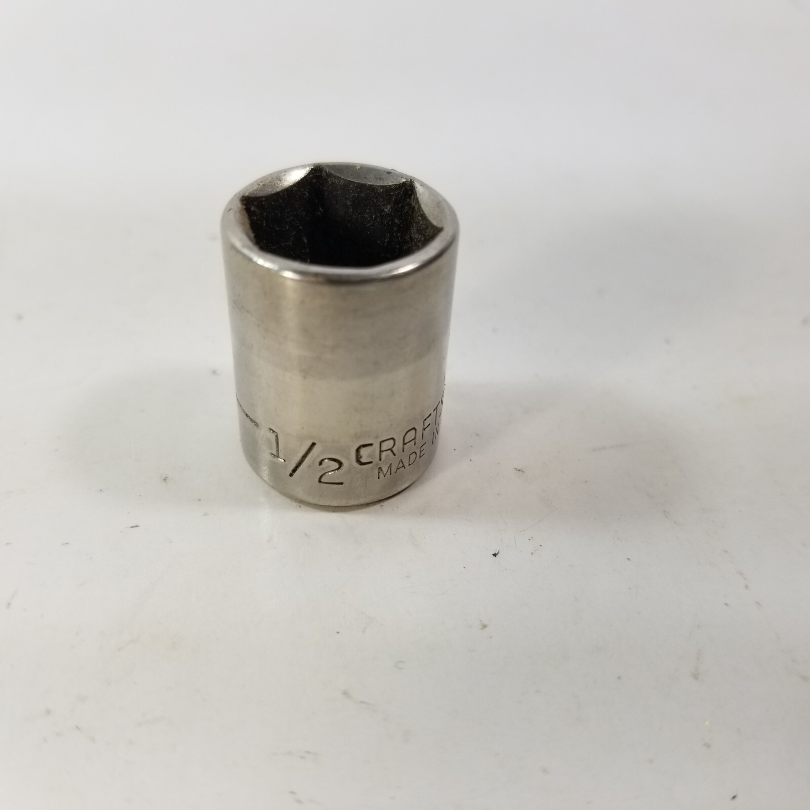 Craftsman USA 1/2″ 6 Point 1/4″ Drive Shallow Socket 43499 Inverted G Series