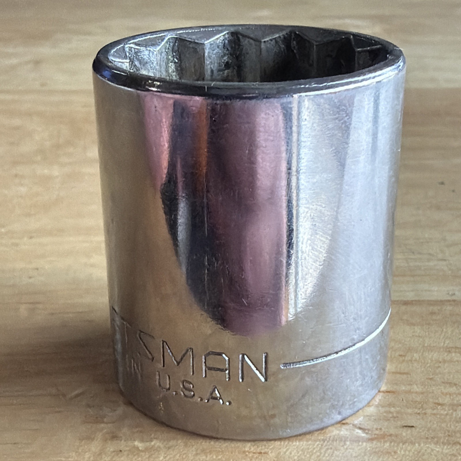 Craftsman 1-1/16″ Shallow Socket 1/2″ Drive 12 Point Inverted G 47515 USA READ!