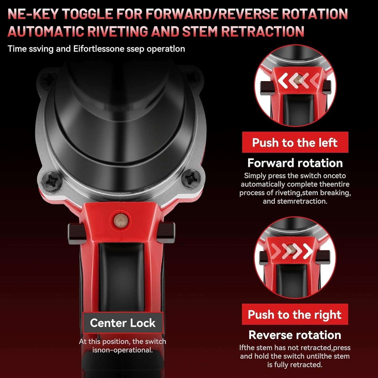 Cordless Rivet Gun Brushless Electric 1/8 5/32 3/16 LED Milwaukee Tool Battery