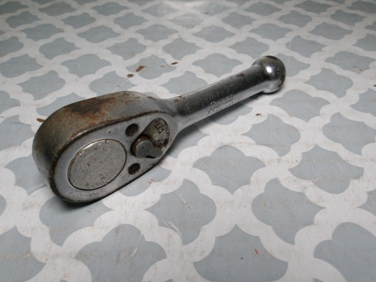 Snap-On 3/8″ Stubby Mini Ratchet 4″ F710BK