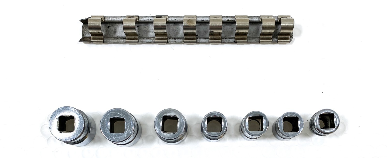 SNAP ON 7 PC SOCKET SET 3/8″ DR FSM191 FSM181 FSM171 FSM141 FSM131 FSM121 FSM91