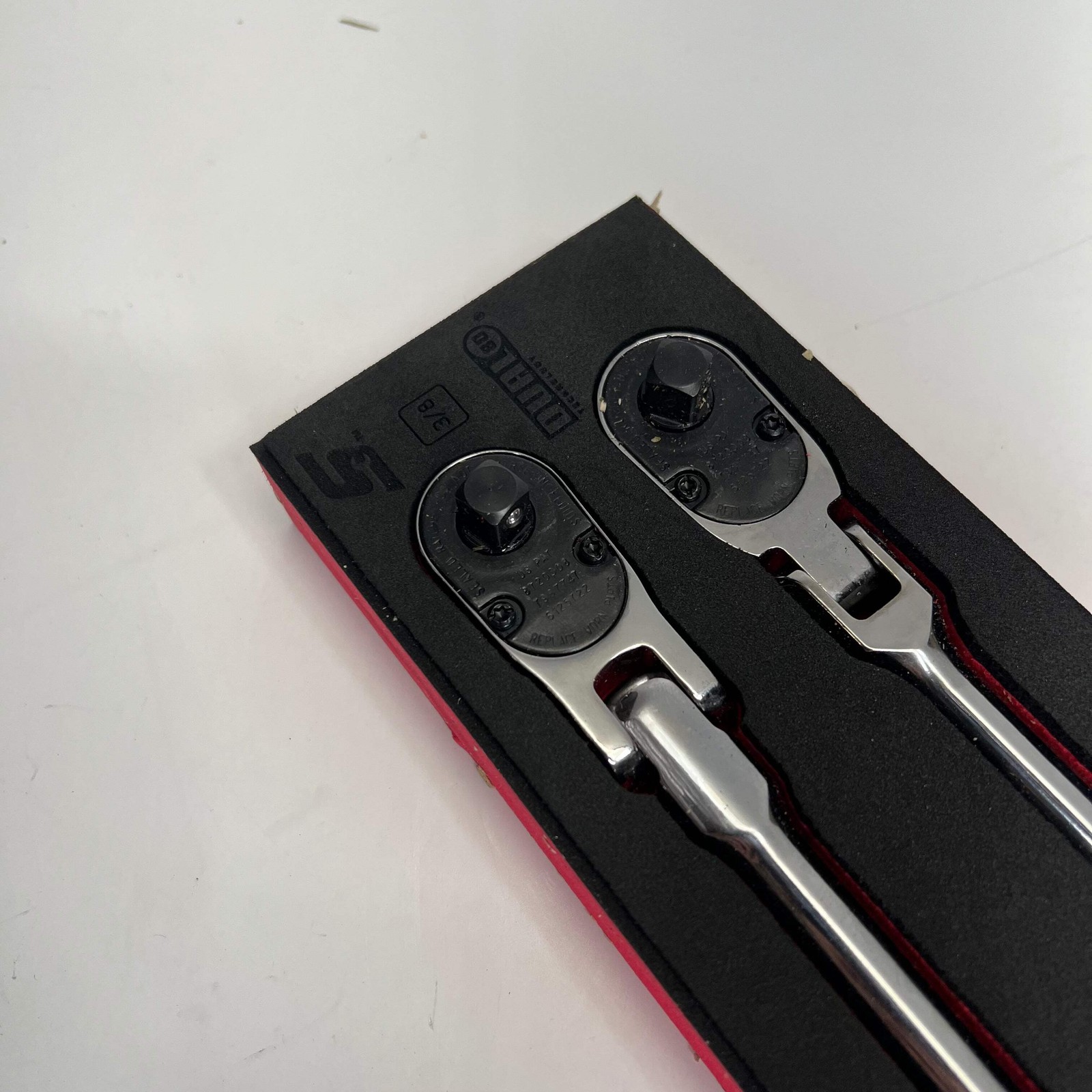 SNAP ON Soft Grip Flex Head Ratchet Set 4 Pc – 3/8″ Drive 204RT04FR (As-Is)