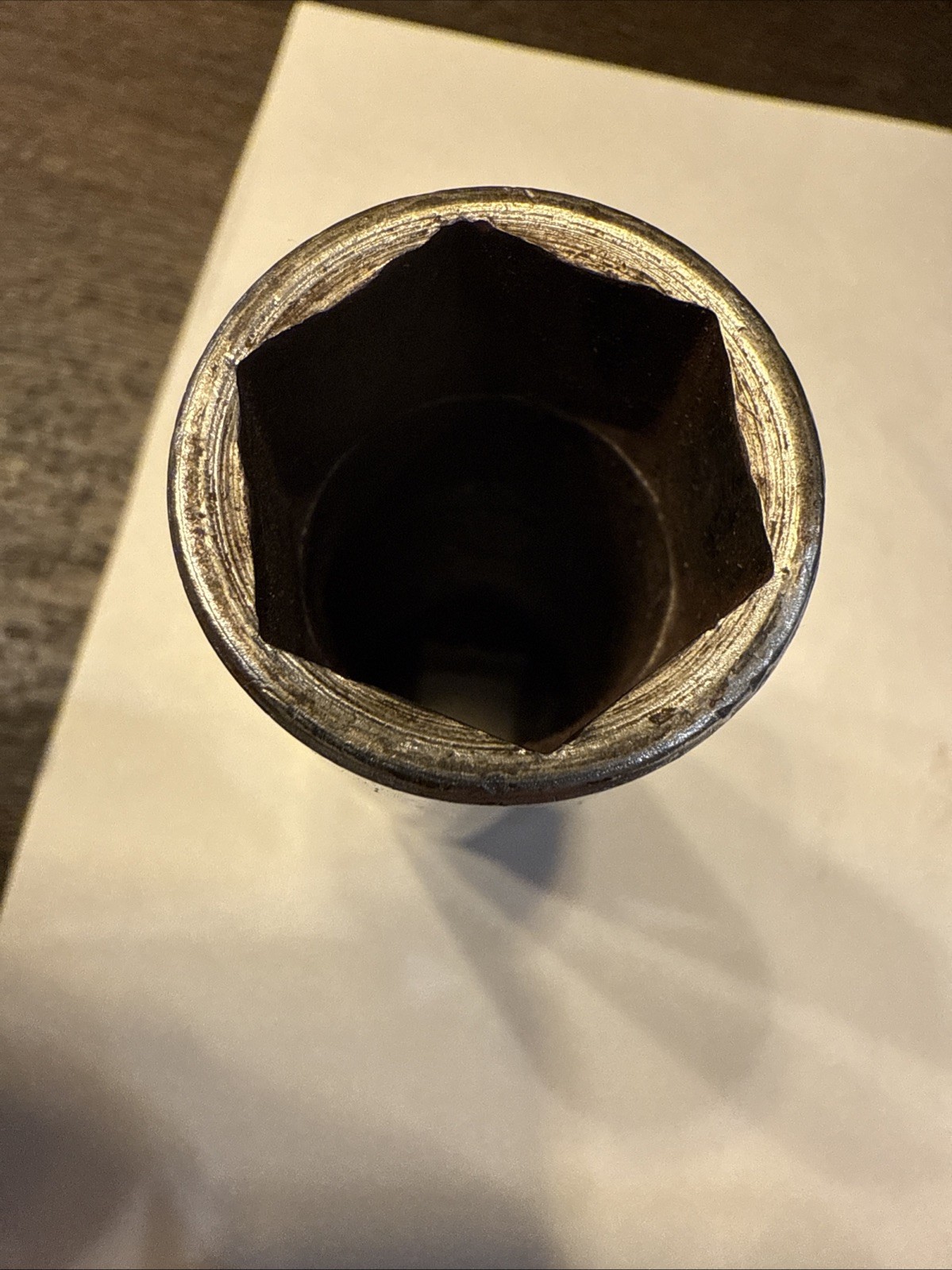 Snap On 7/8” Deep 1/2” Drive Socket 6 Point Chrome TS281 USA