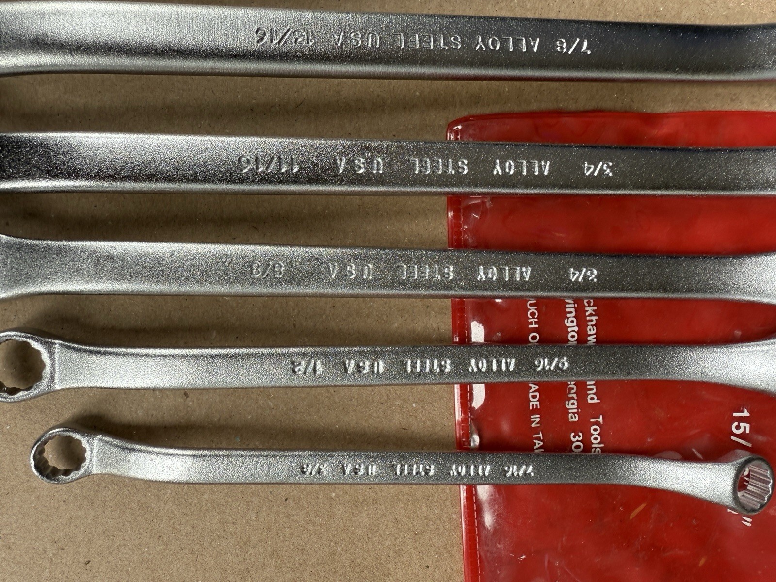 Blackhawk 6pc Offset Box End Wrench Set SAE 3/8” – 1” 12pt BW-6 USA NOS NEW
