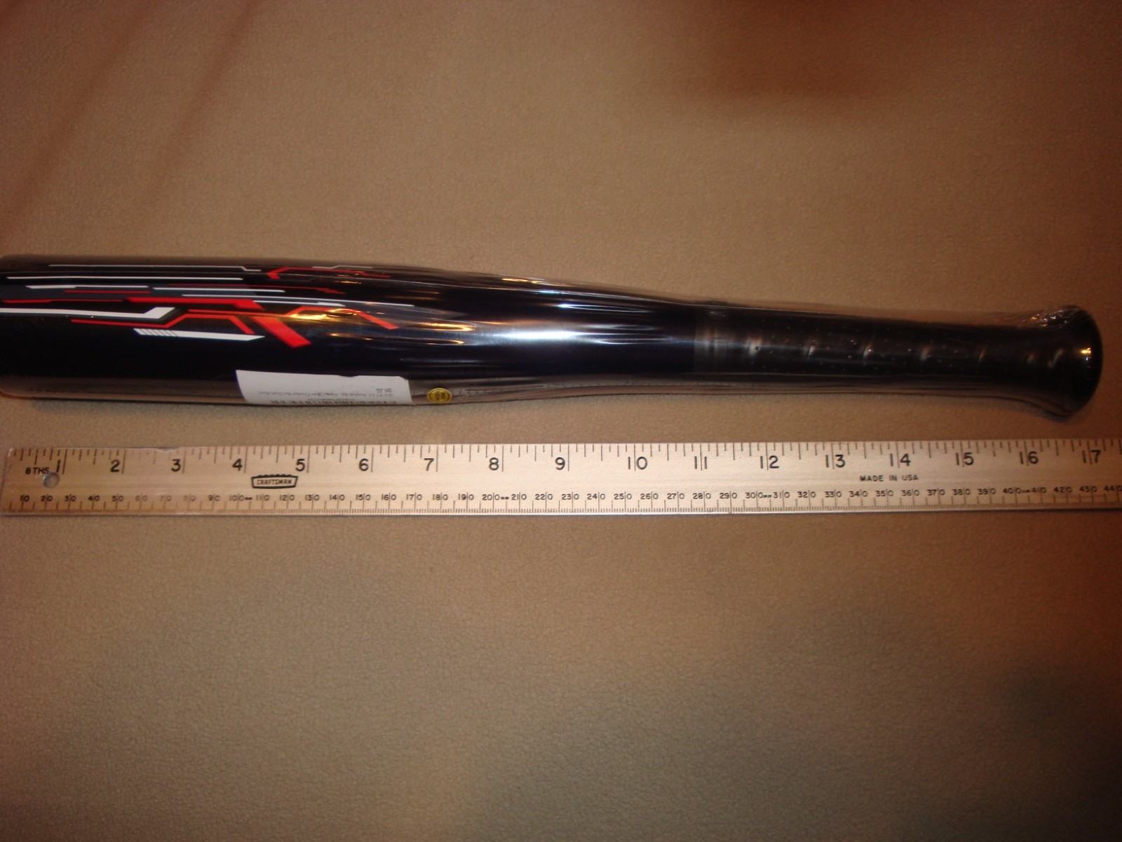 Secotan Tire Bat, Tire checker bat, 16.5 inch bat