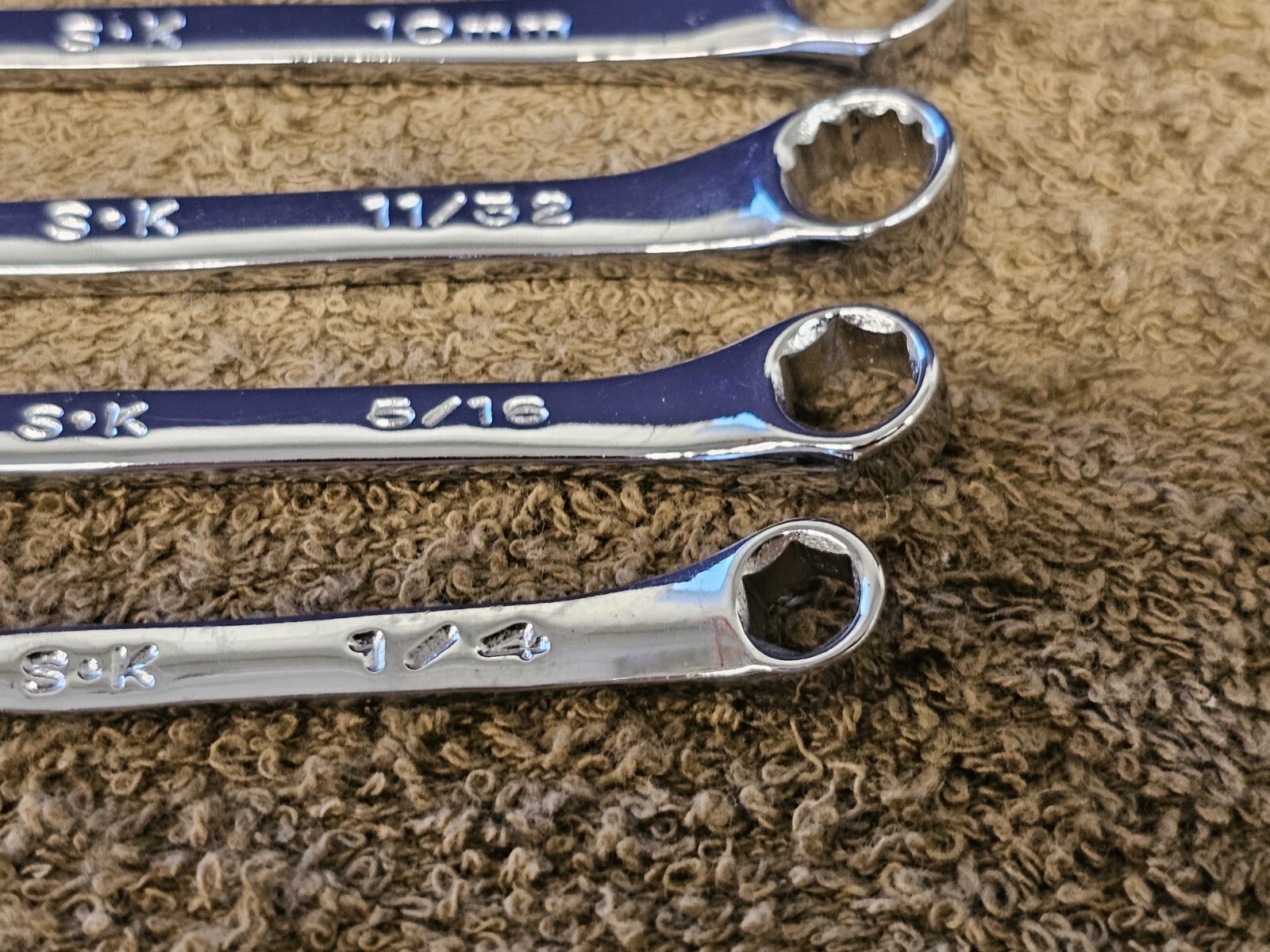 SK Combination Wrench Set SAE 88232 1-1/4 7/8 3/4 9/16 1/2 3/8 1/4 10mm 88000