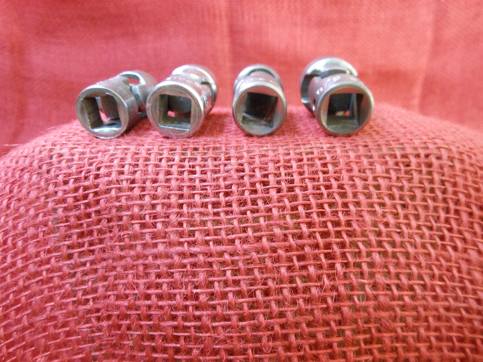 4 Universal Joint Sockets, All 3/8″ Drive, All 12 Point, All U.S. 1/2, 9/16, 5/8