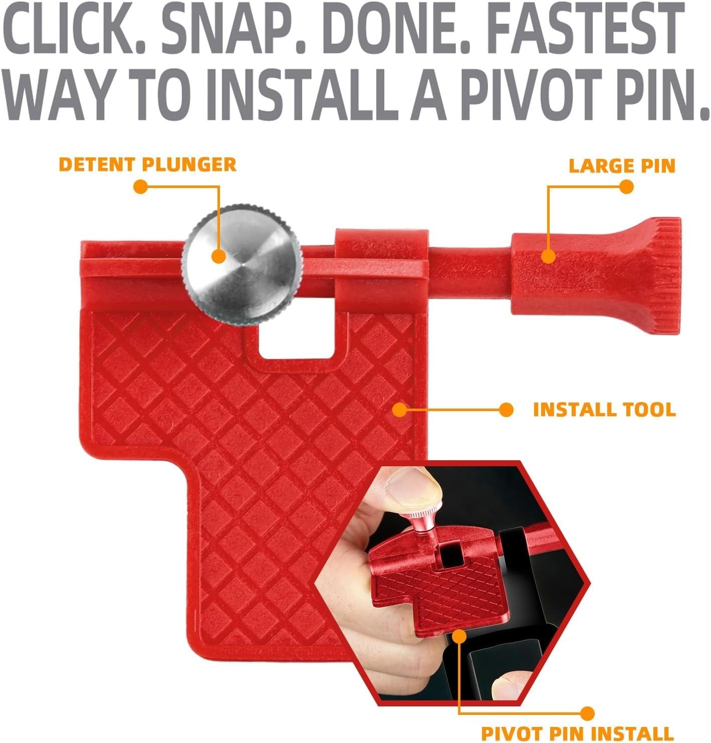 Compact Hand-Powered Pivot Pin Installer – Essential Tool for Beginners