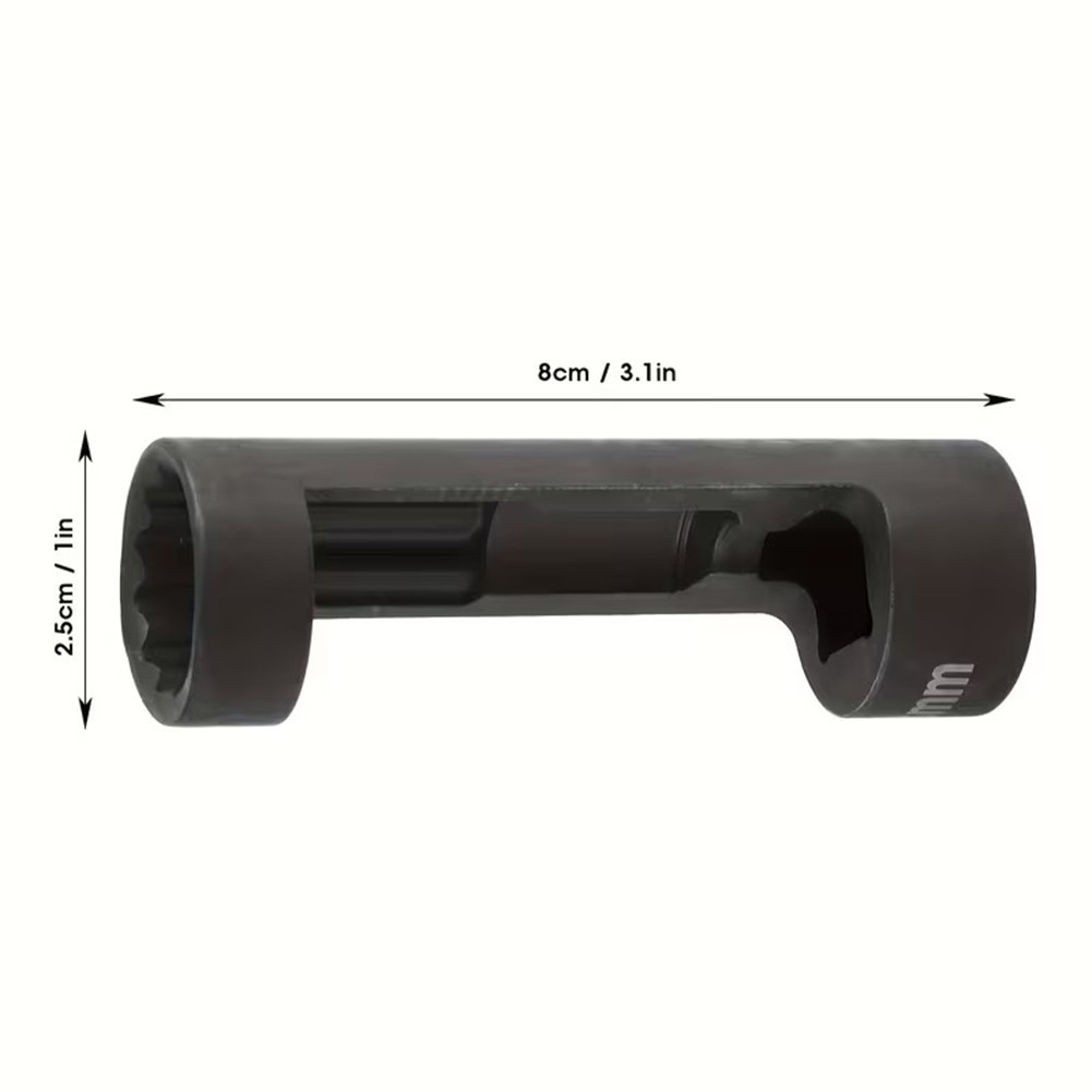 Chromium Vanadium Steel 1/2 Inch Drive 12 Point Strut Socket 16mm 18mm 22mm