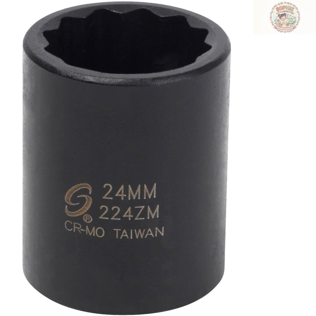 Professional 24mm 1/2 in. Drive 12-Point Socket – Lifetime Included
