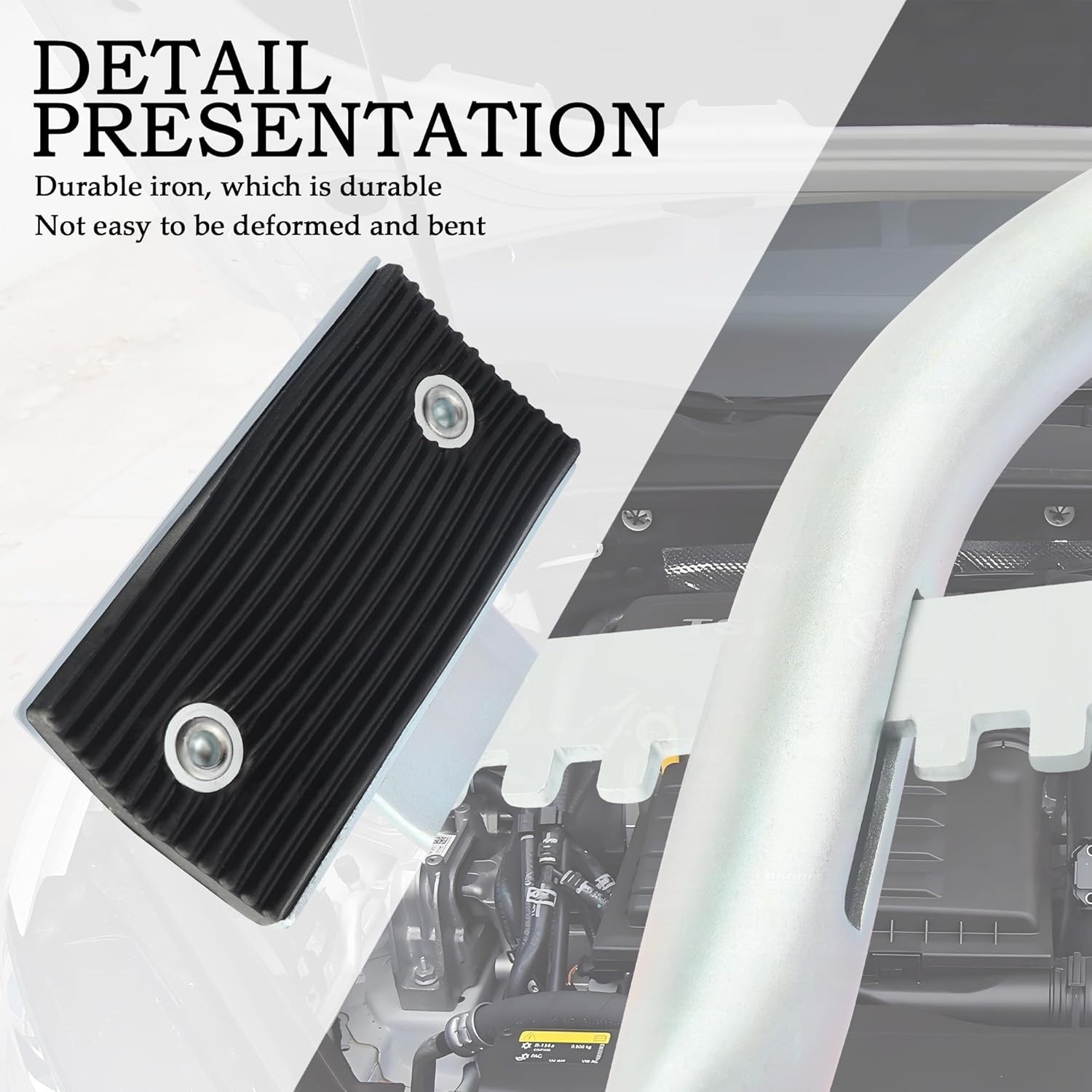Ergonomically Designed Car Battery Carrier with Adjustable Grip & Non-Slip Feet