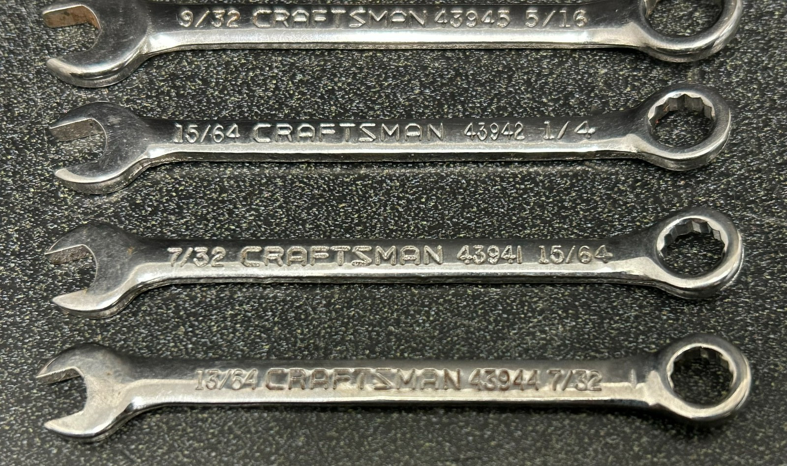 Craftsman USA 7 Piece Mini Wrench Set 43948 43947 43946 43945…FREE SHIPPING