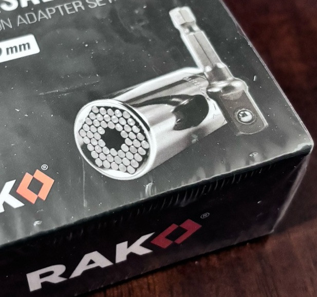 RAK Universal Socket Tool 1/4”-3/4” 7-19mm Multi-Function Adapter Grip Wrench