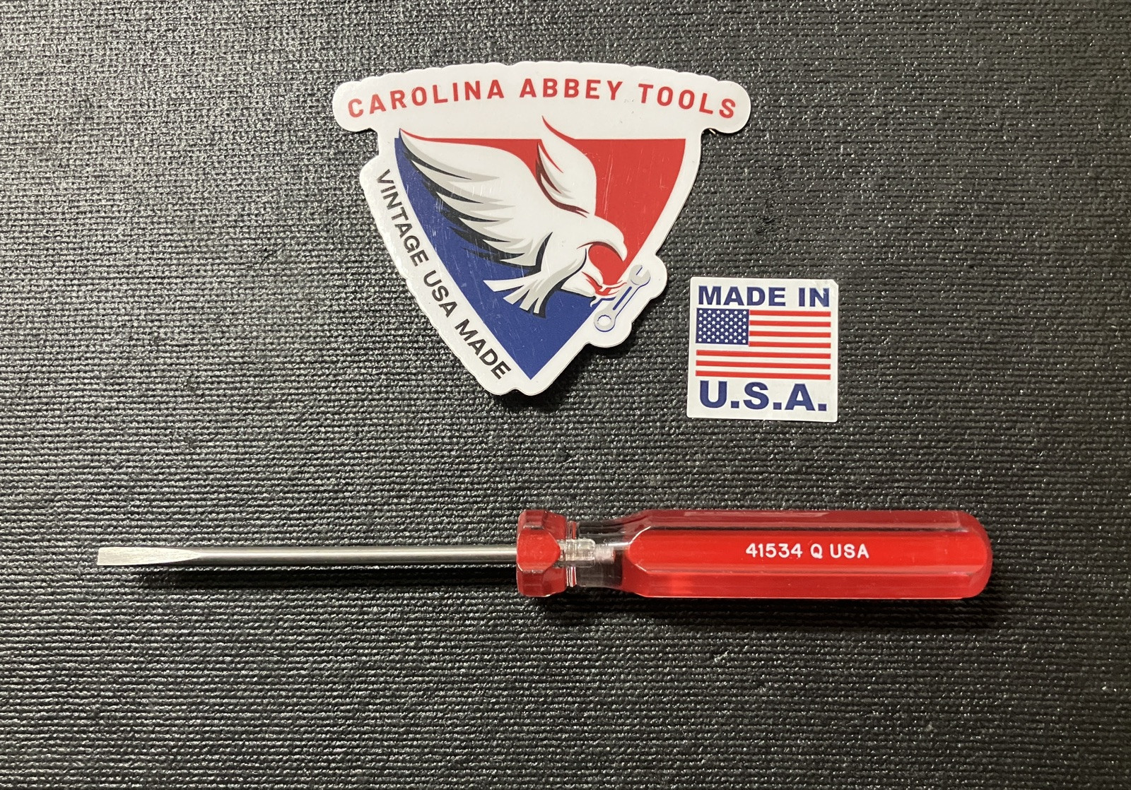 NOS Sears Craftsman Slotted Stainless Steel Screwdriver 41534 Q USA