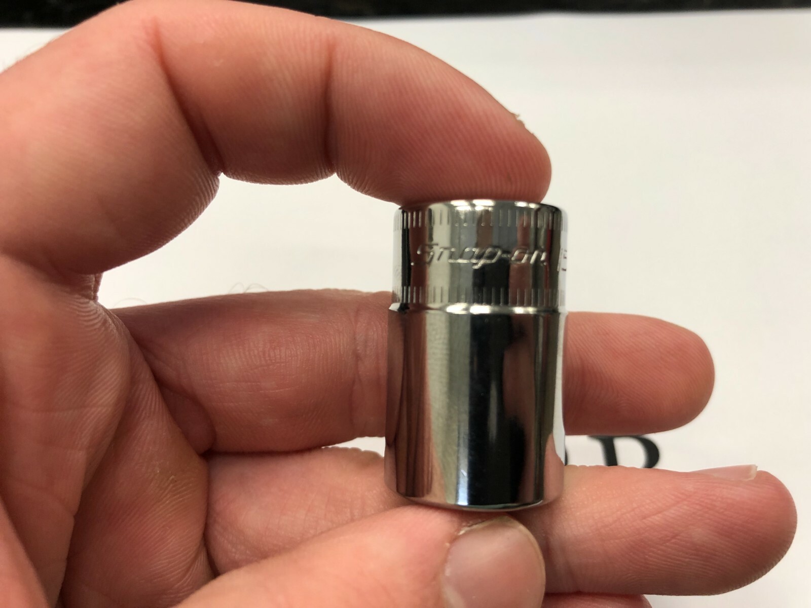 Snap-on Tools USA NEW 1/4″ Drive 15mm Metric Semi Deep 6PT Chrome Socket TMMS15