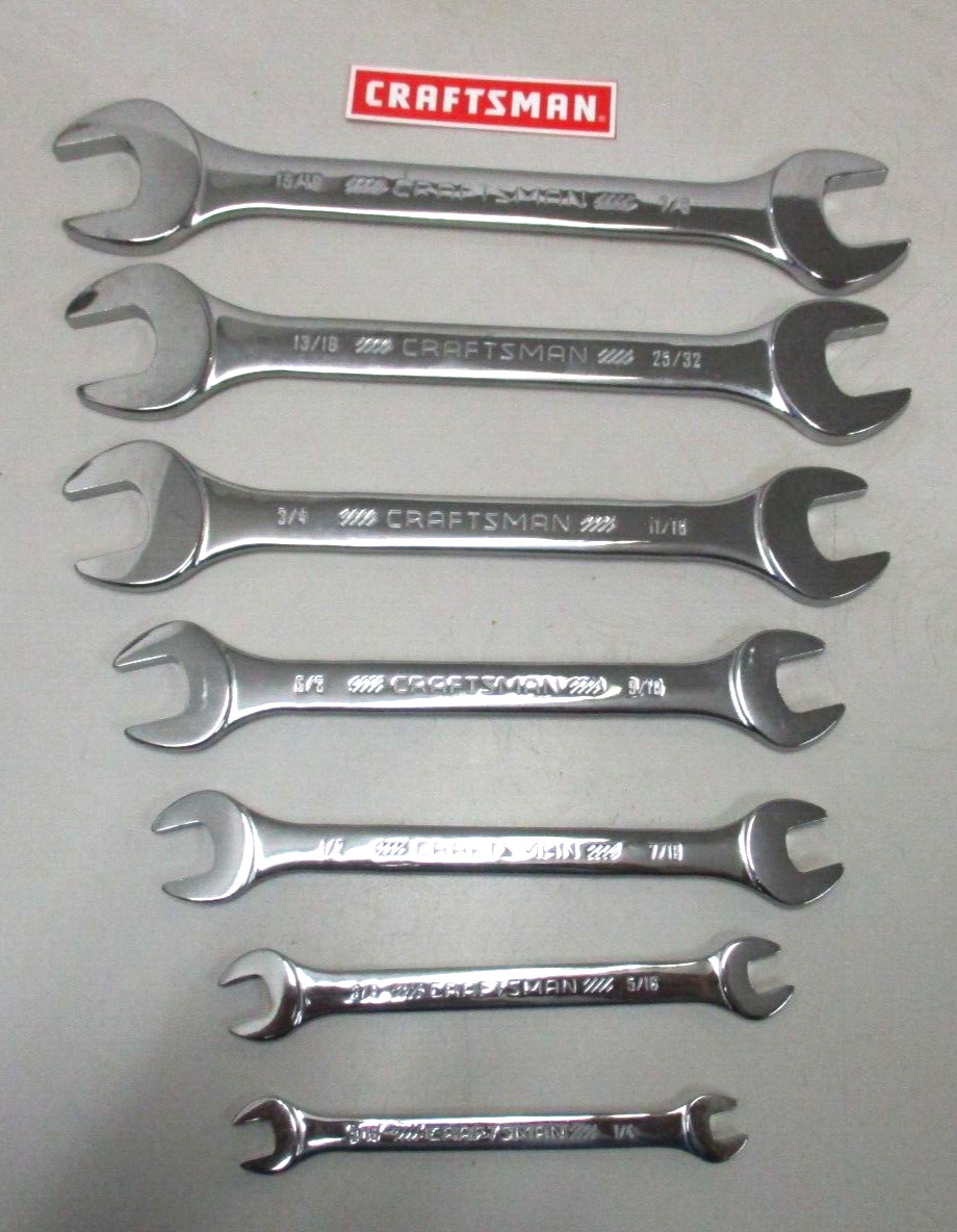 Craftsman 7pc Open End SAE Wrench Set 1/4″ to 15/16″