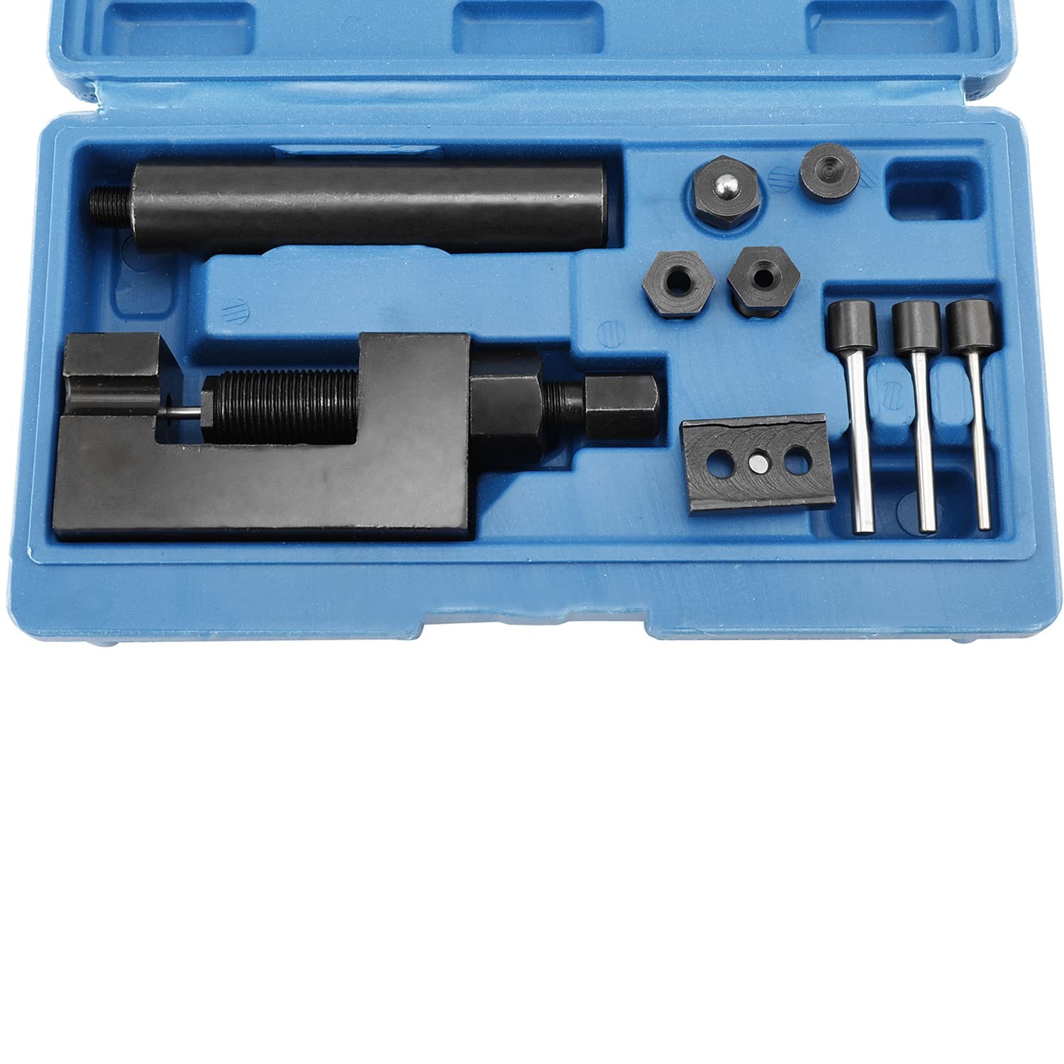 8MILELAKE Motorcycle Cam Drive Chain Breaker Riveter Rivet Riveting Cutter…