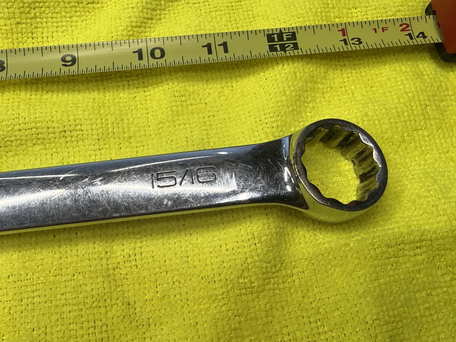 SNAP ON TOOLS NO. OEX30B SAE 15/16″ FLANK DRIVE 12-PT COMBINATION WRENCH