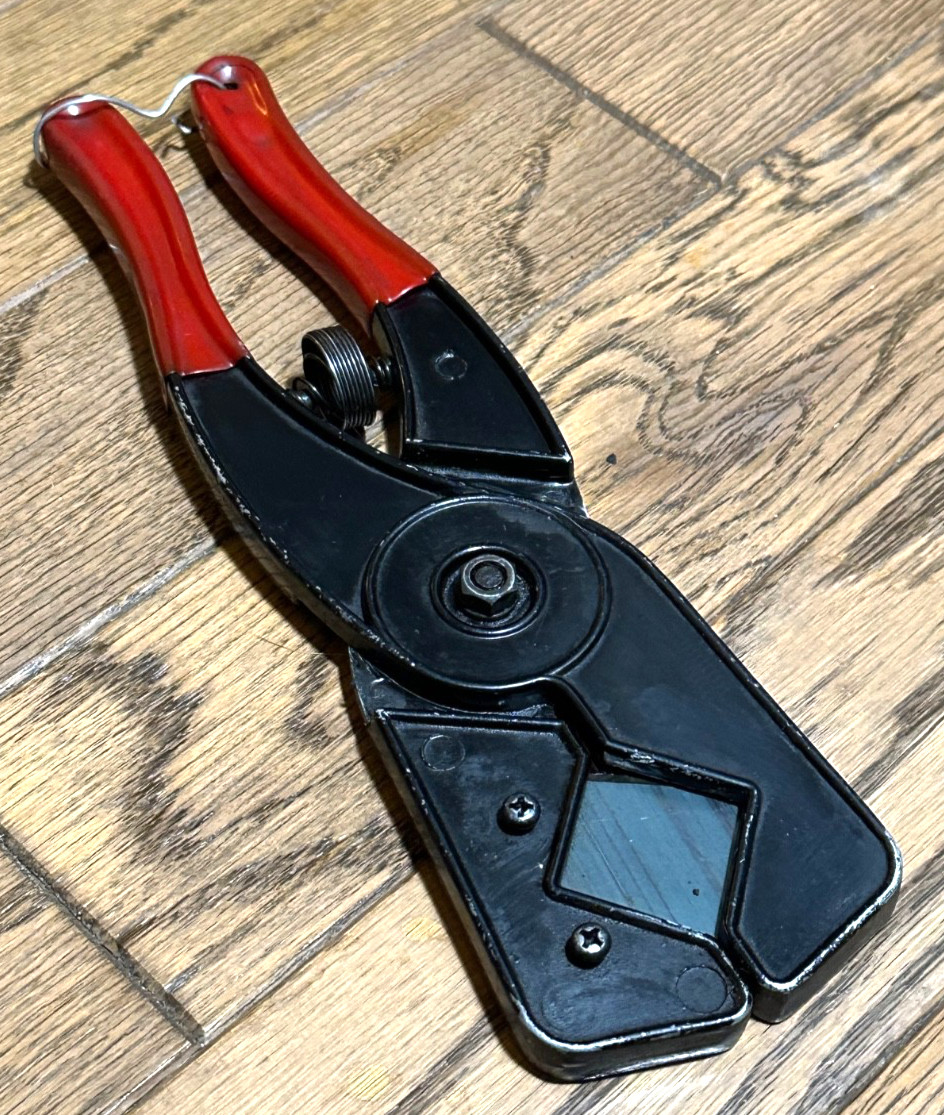 Tools 9.5″ Long Tubing Hose Multi Cutter Pliers Rubber Plastic Red Spring Grip