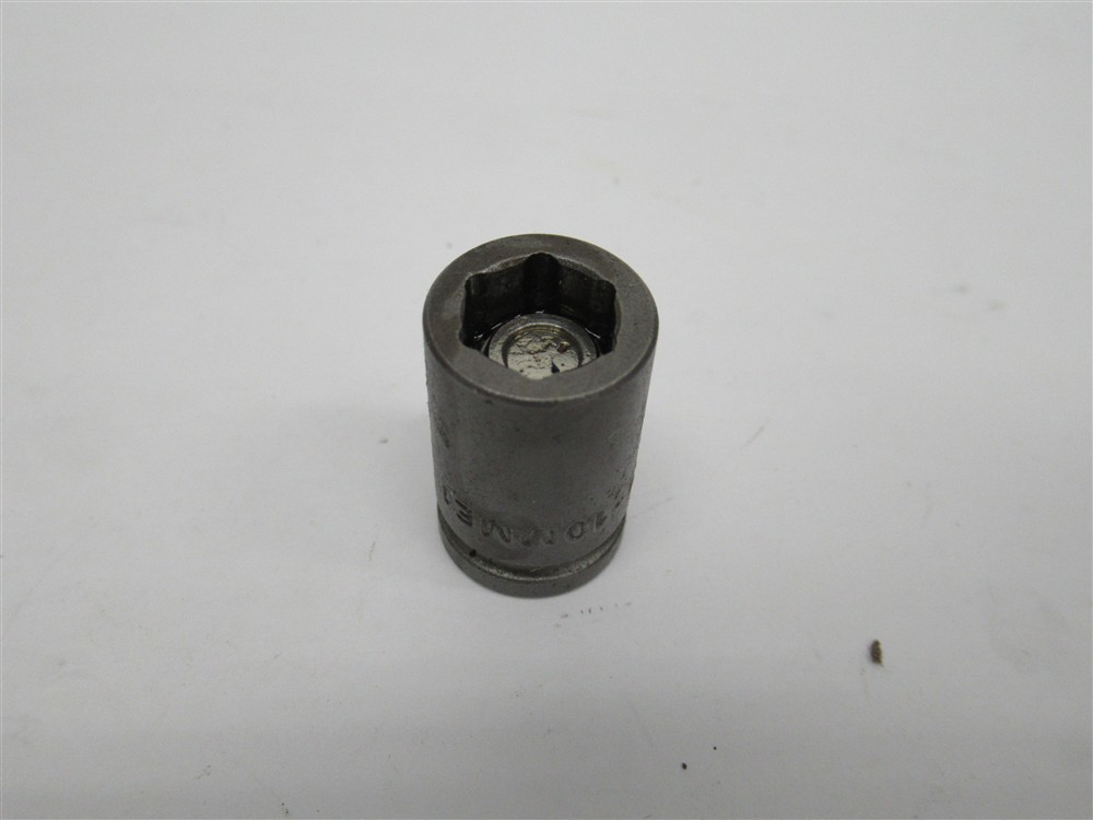 Apex M-10MME1 , 10mm , 6 PT Magnetic Standard Impact Socket 1/4» Square Drive
