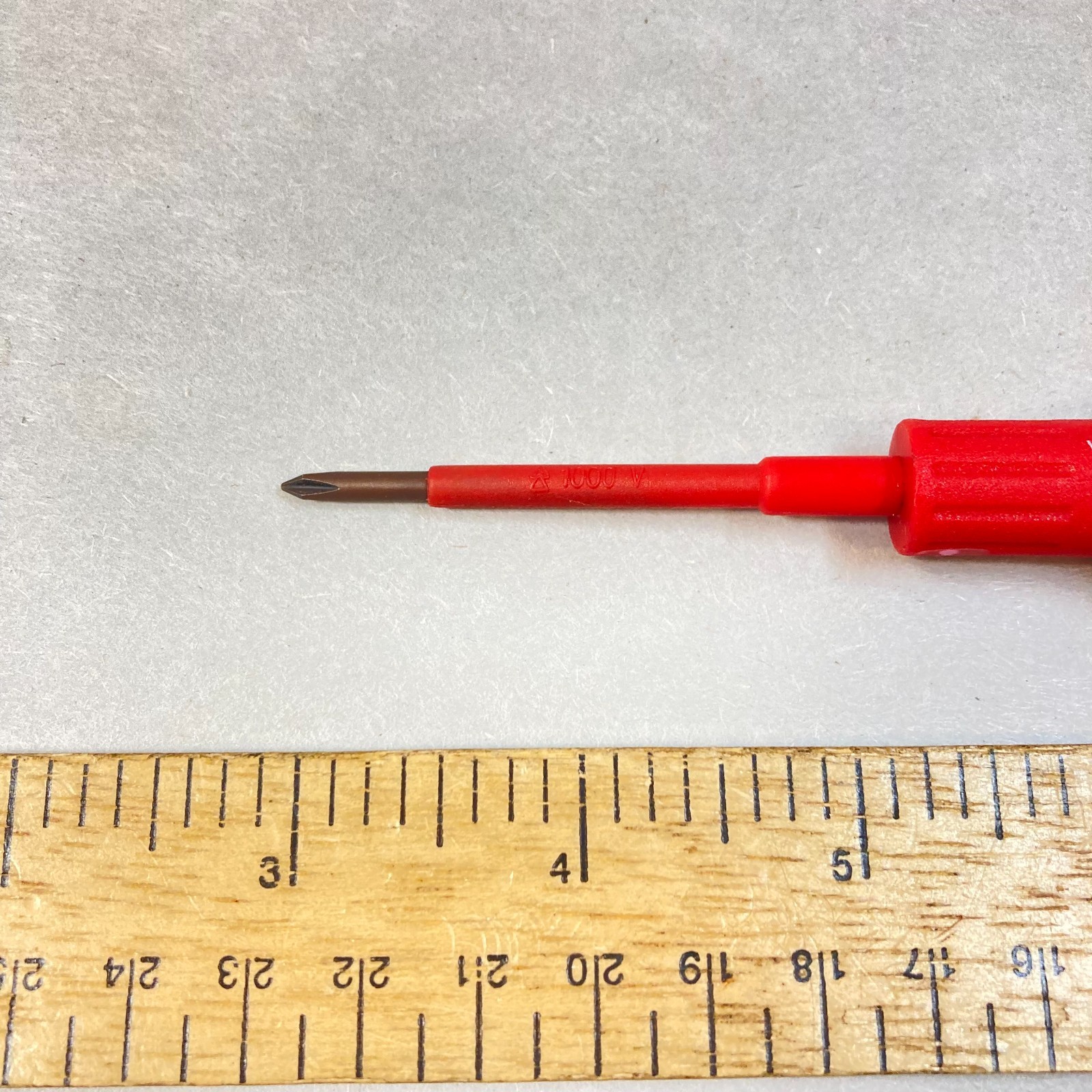 Williams Screwdriver 2 1/2 x #0 Phillips Insulated 1000V #WW173501 Germany