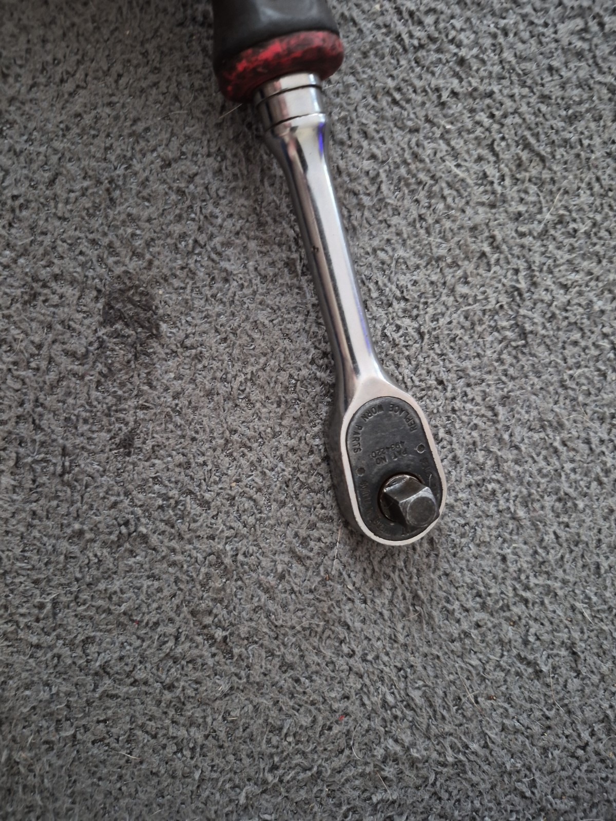 Snap-On 3/8″ Drive Ratchet – Soft Grip Handle (FH936) Made in USA