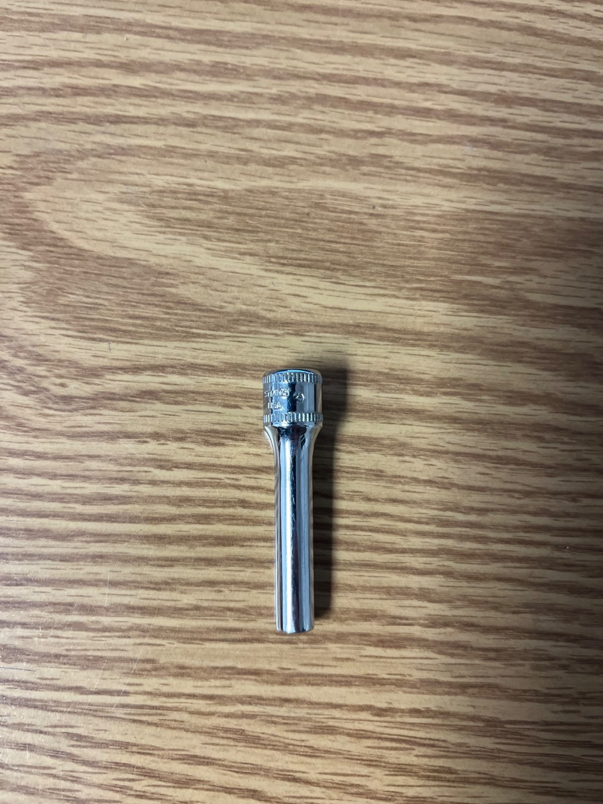 SNAP ON STMM5 – 5MM 1/4 DRIVE DEEP WALL STANDARD SIX POINT SOCKET – LOC#158