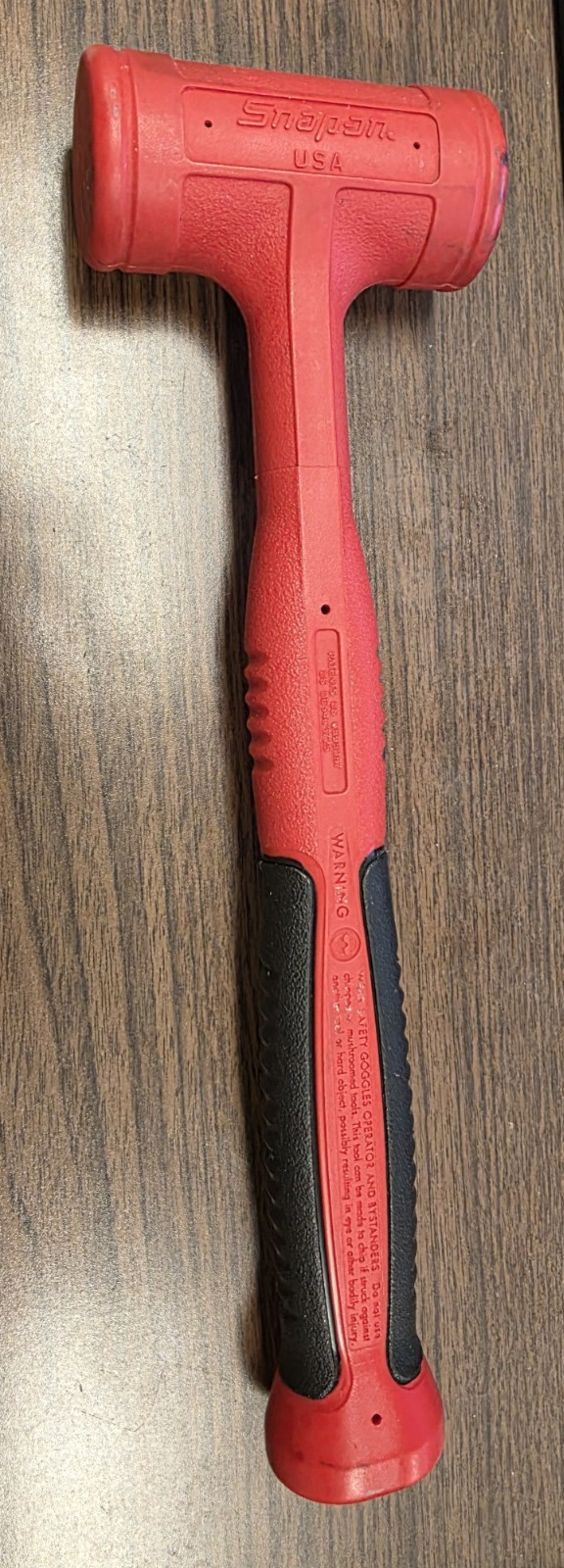 Snap-On HBFE24 24 oz Soft Grip Dead Blow Hammer (Red)