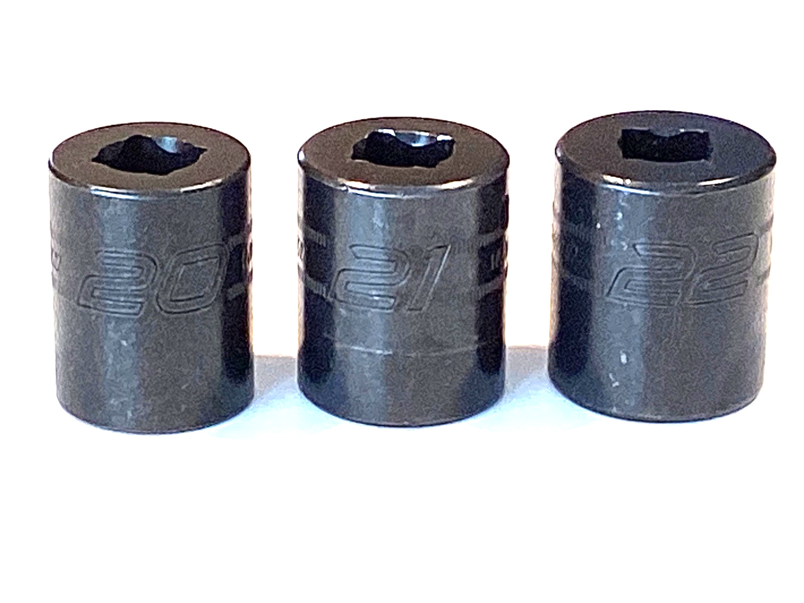 Snap On 3 Piece 1/2”Dr Metric Shallow Impact Socket Set IMM200 IMM210 IMM220 NEW