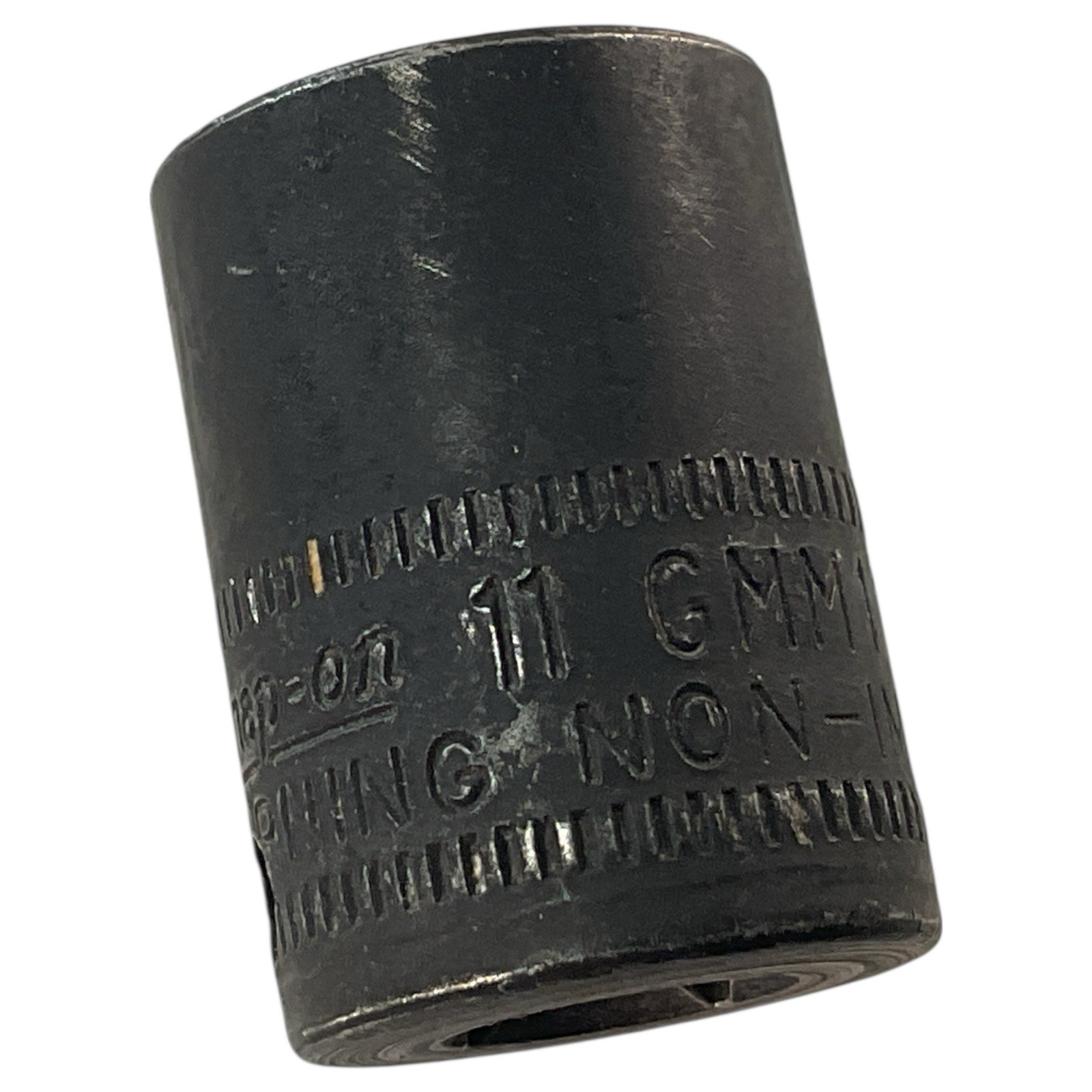 Snap-On Metric Socket GMM11 11MM 6pt 1/4″ Drive Shallow Black Finish Mechanic