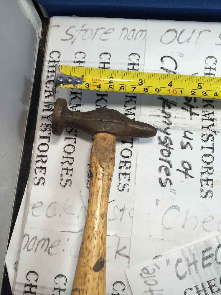 Vntg 4 HAMMERS Wooden Handle