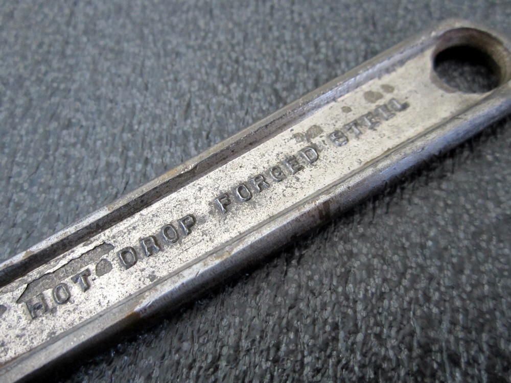 Vintage Stellar 6″ Angle Wrench Hot Dropped Forge Steel – Germany?