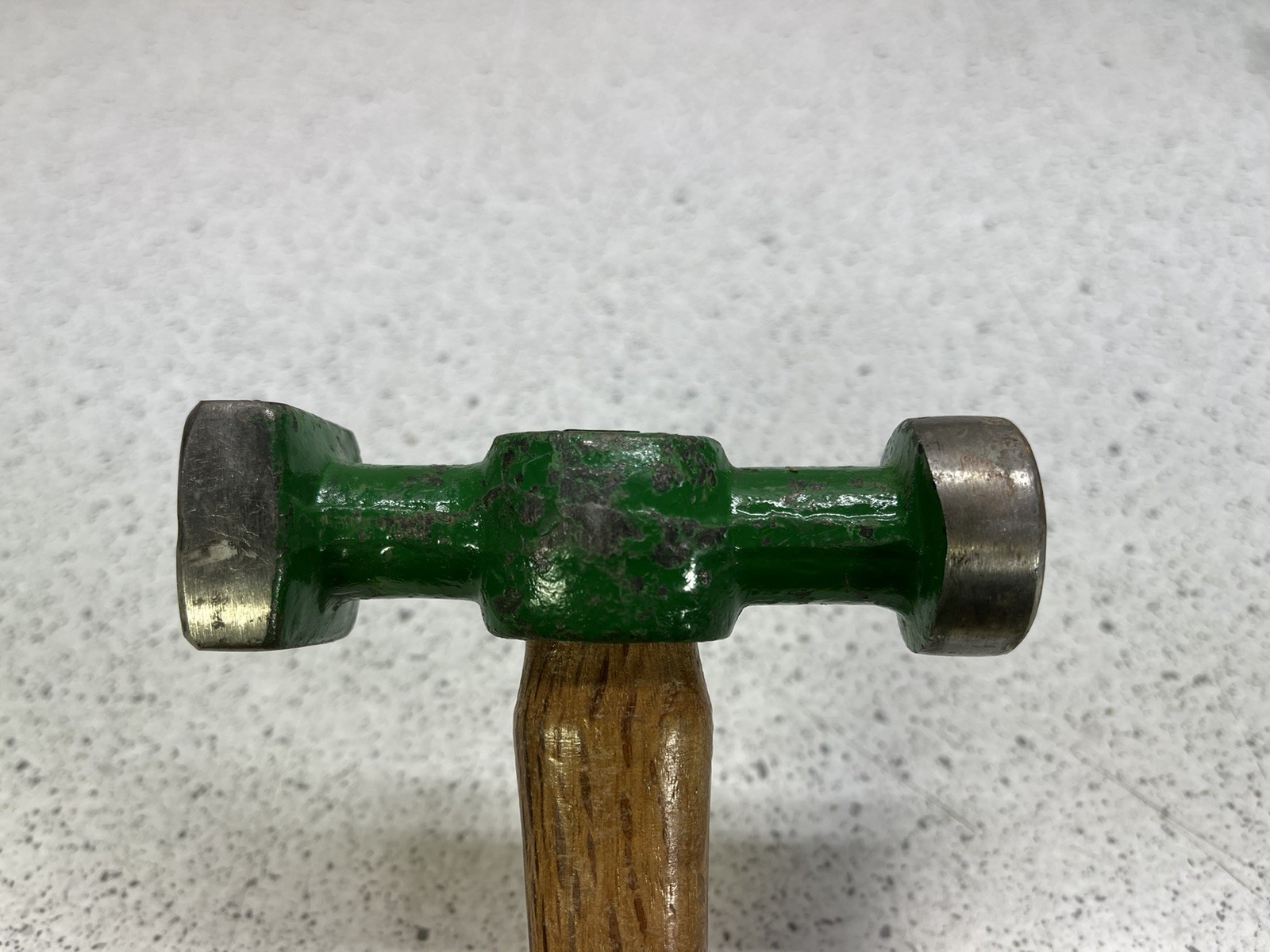 Used Auto Body Hammers & Dollies Set, Painted in green