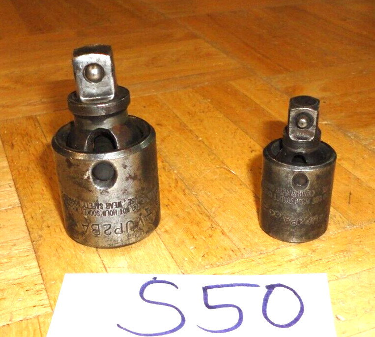 MAC TOOLS 2 PIECE 3/8 & 1/2 DRIVE UNIVERSAL JOINT IMPACT SOCKET ADAPTER