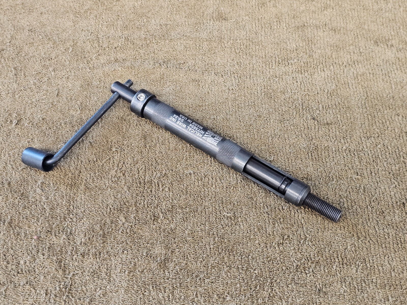 Helical Wire HIT3824 3/8-24 Coil Sert Thread Insert Prewinder Insertion Tool