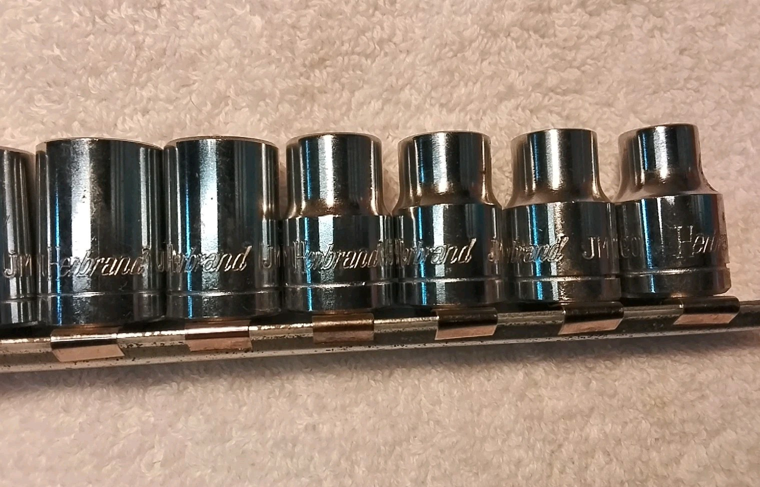 9pc HERBRAND 3/8″ DRIVE 12PT SOCKET SET METRIC USA 🇺🇸
